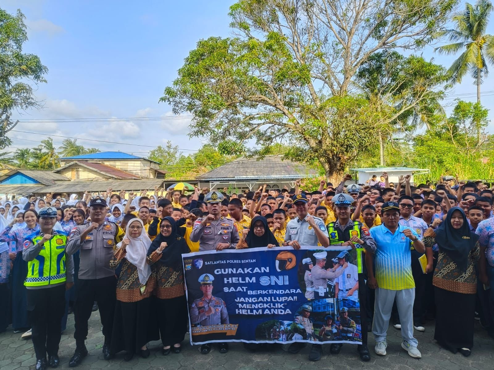 Jasa Raharja Gelar Kegiatan PPKL di SMP Negeri 12 Tanjung Uban