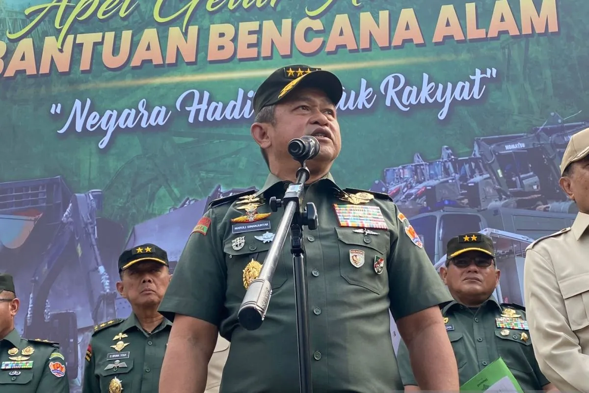 KASAD Jelaskan Bor Sumur Rp150 Juta di Lokasi Bencana