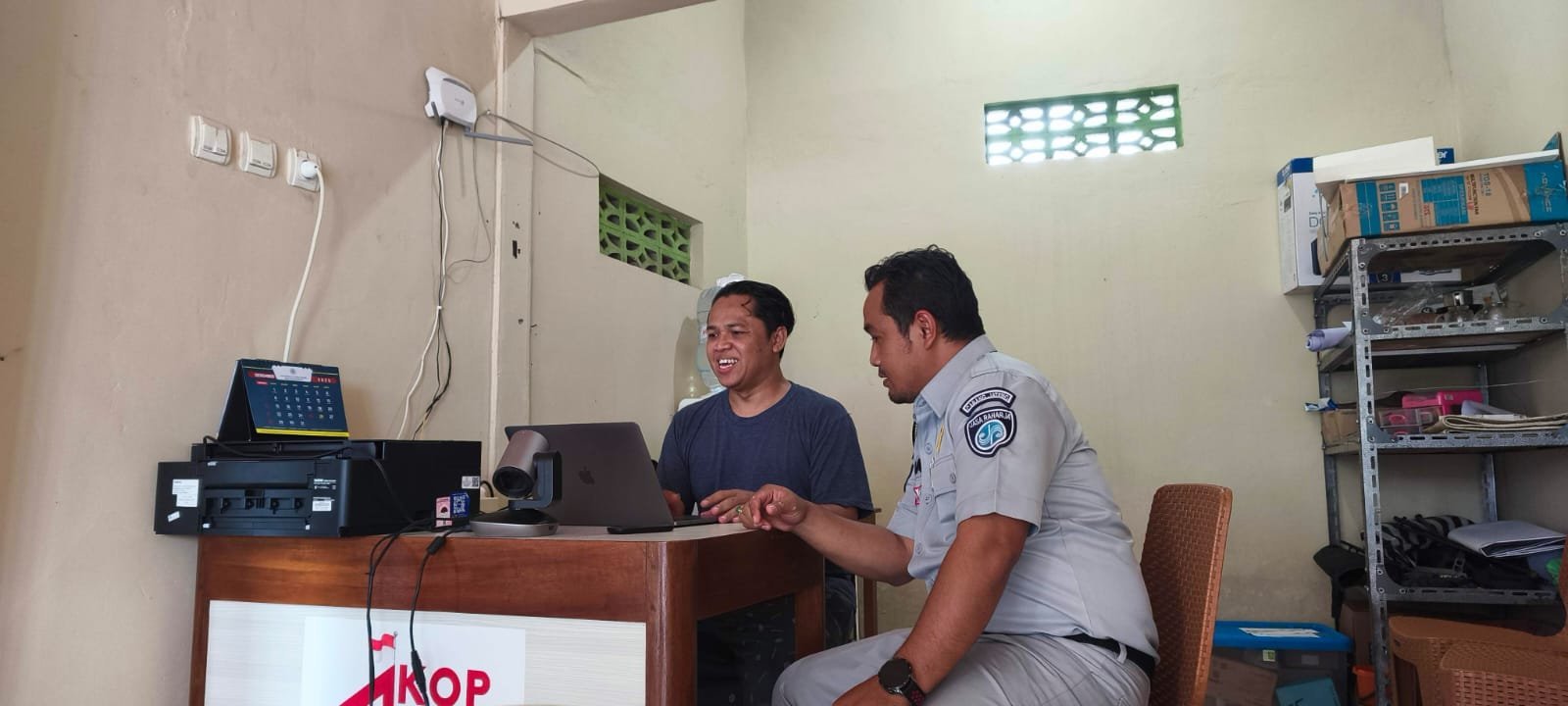 Samsat Mungkid Lakukan Monitoring Samsat Budiman di BUMDes Candirejo, Kabupaten Magelang